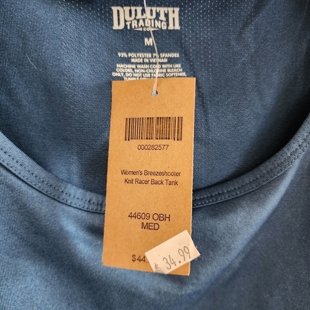 Duluth Trading Company Women's Breezeshooter Knit Tank Size Medium - Picture 6 of 6